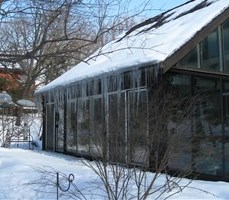 Gutter heaters can prevent ice dams