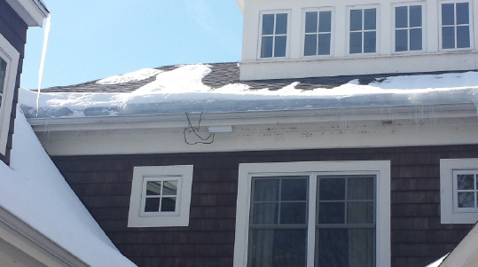 Roof Ice Melt Zig Zag Heat Cables cables are prone to fail.