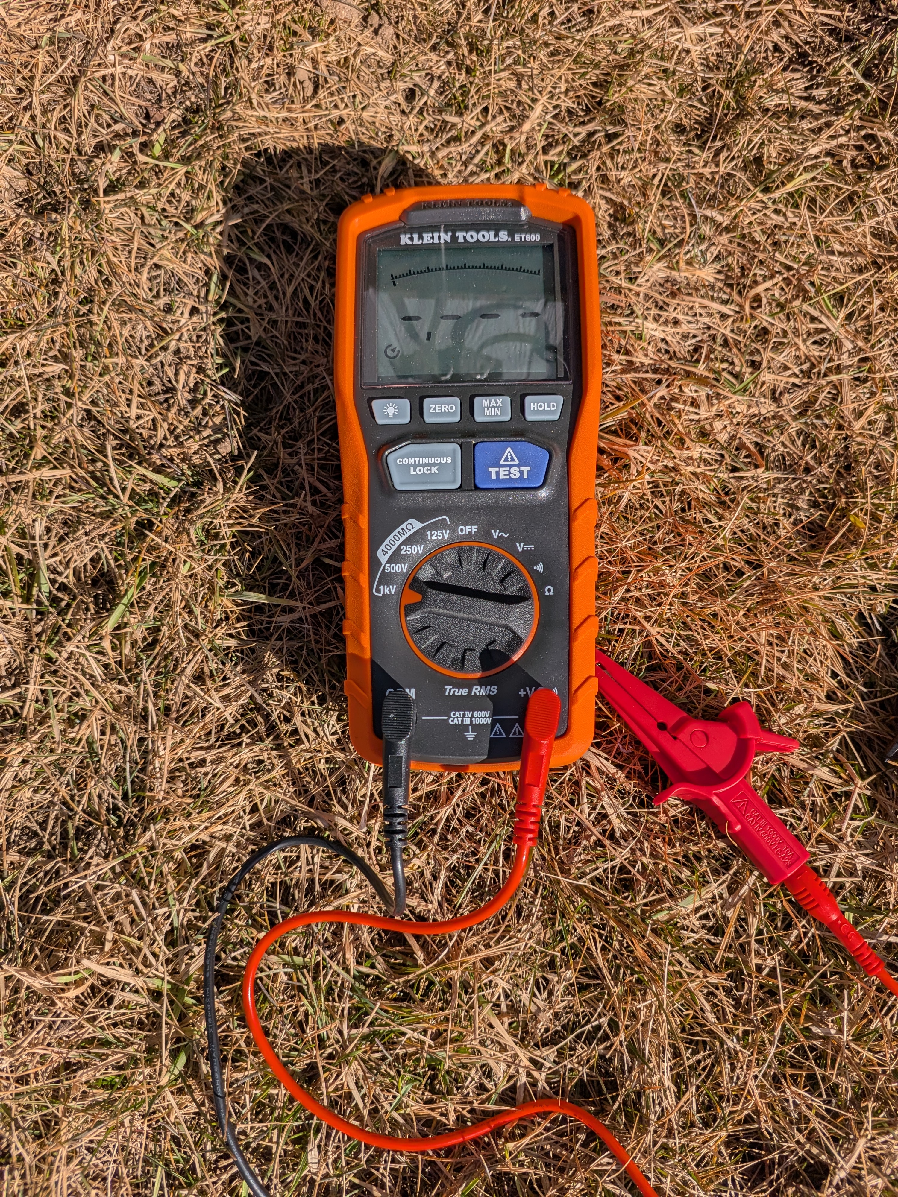 Example image showing a Megger Tester