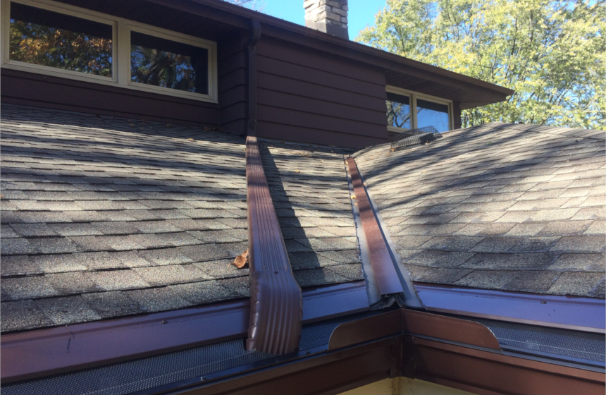 Valley Panel Metal W Valley Mansard Brown